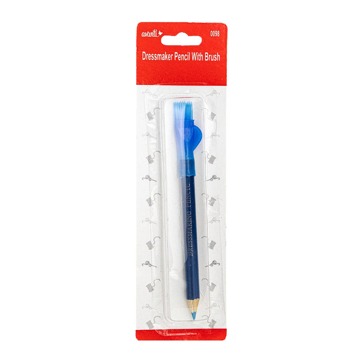 Dressmaker Chalk Pencil with Brush, 8.5 cm – Made in China – Retail