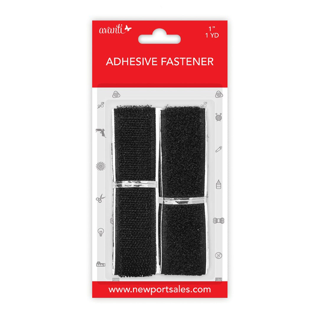 Avanti Heavy Duty Tape Fasteners – 1" × 1 yd – Made in China – 12-Pack