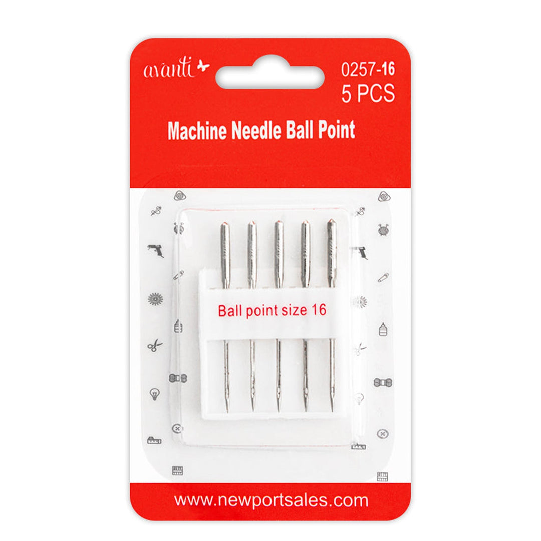 Avanti Needle Ballpoint – 5 pcs Assorted Sizes – Made in China – Retail