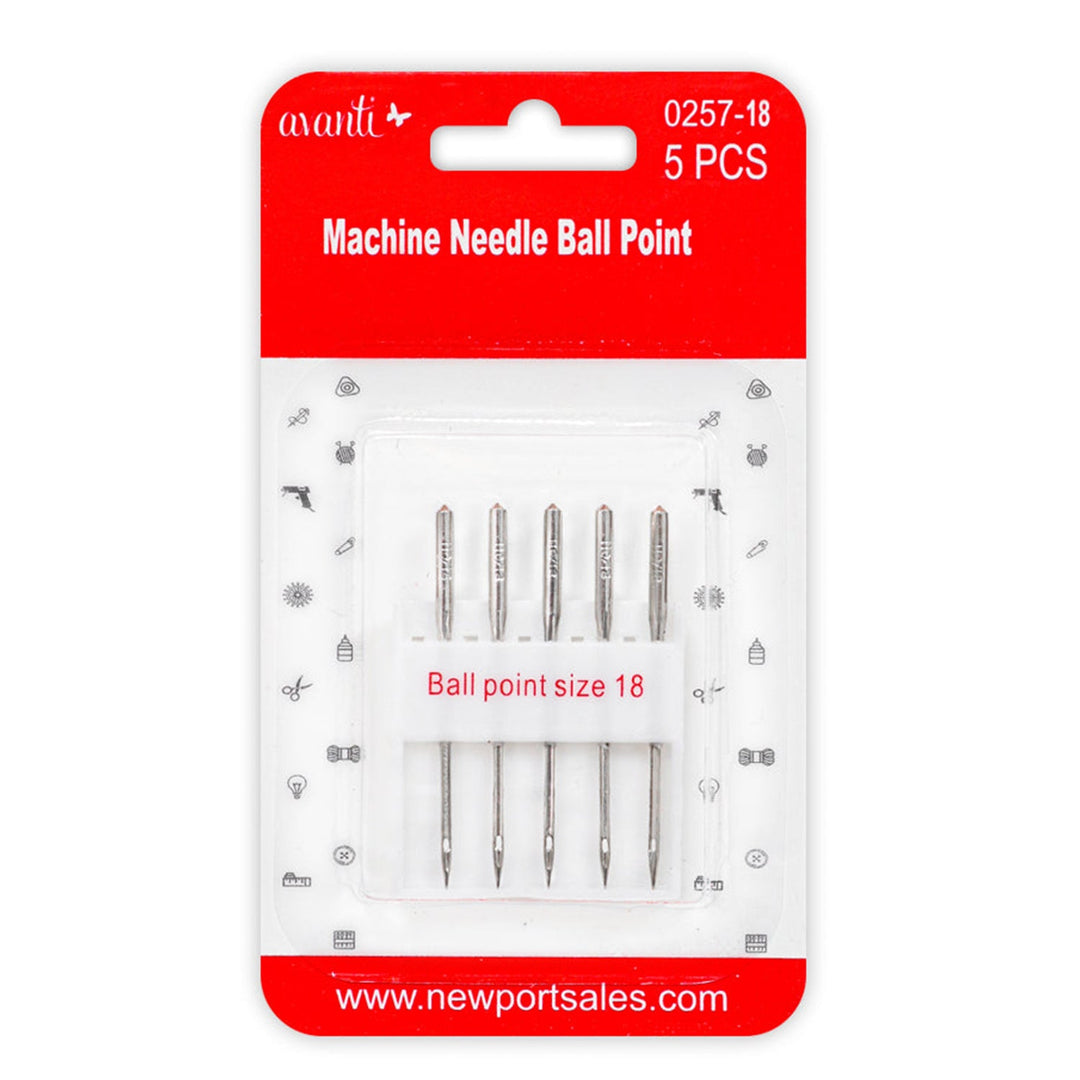 Avanti Needle Ballpoint – 5 pcs Assorted Sizes – Made in China – Retail