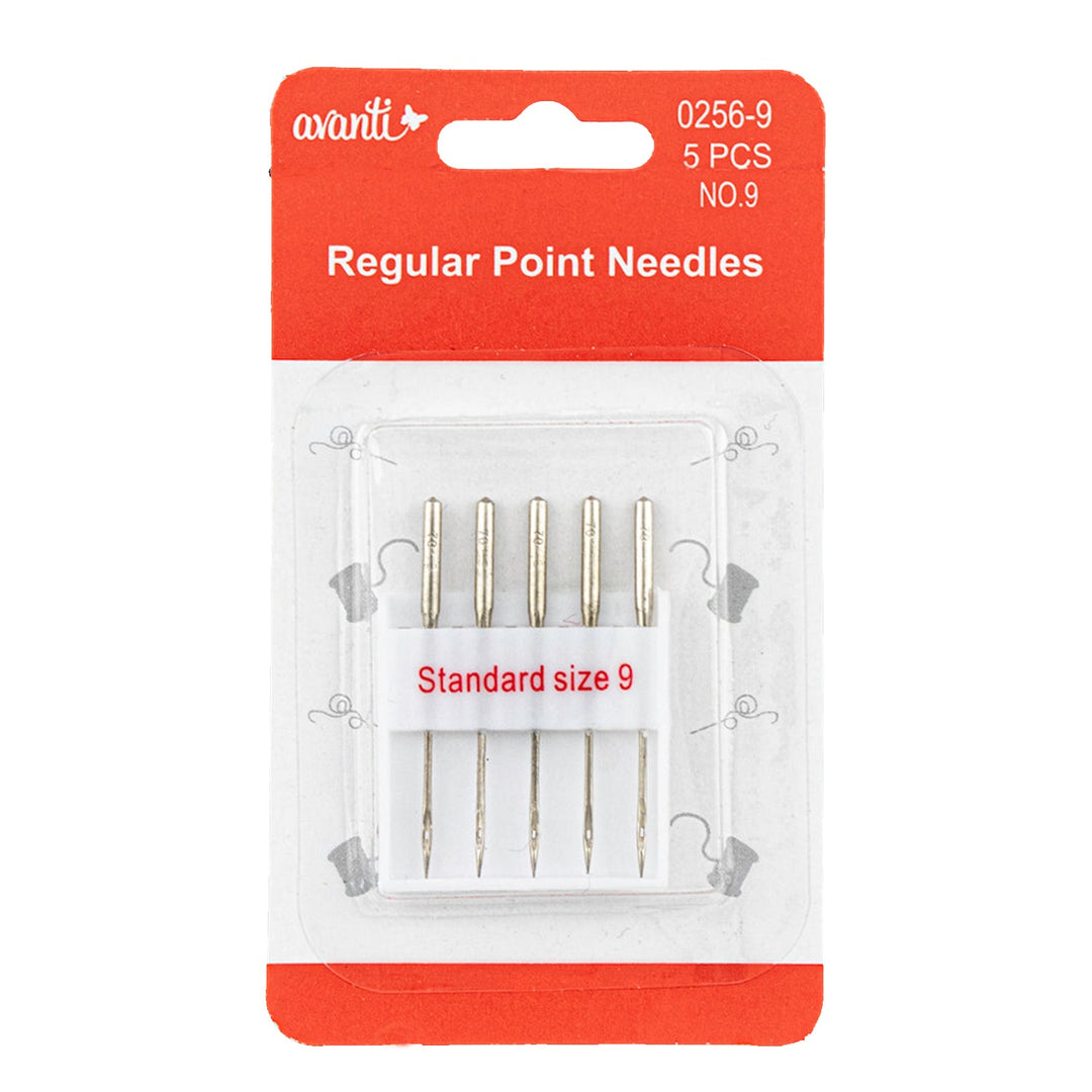Avanti Regular Point Standard Needles – 5 pcs assorted sizes – Made in China – Retail