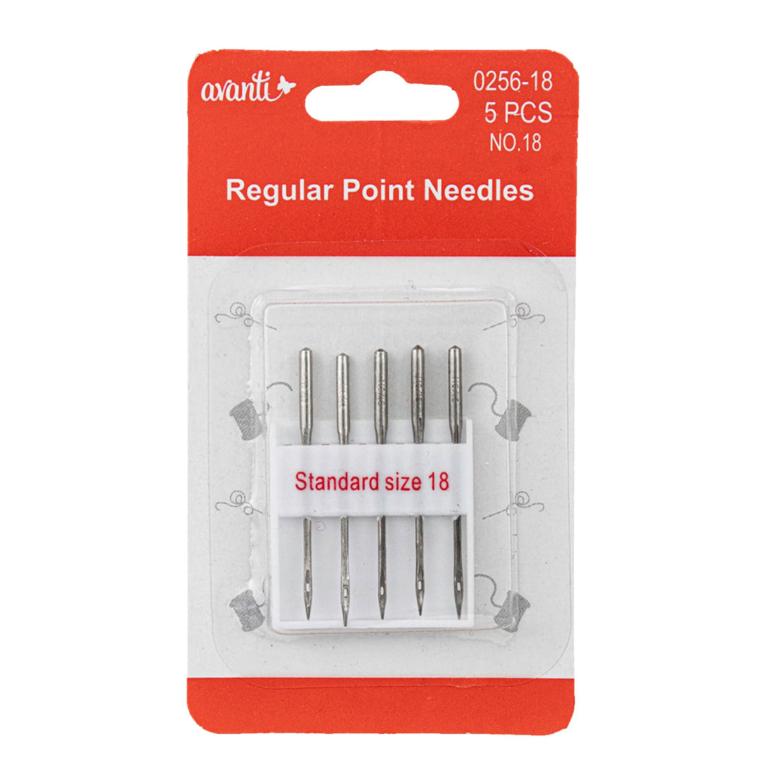 Avanti Regular Point Standard Needles – 5 pcs assorted sizes – Made in China – Retail