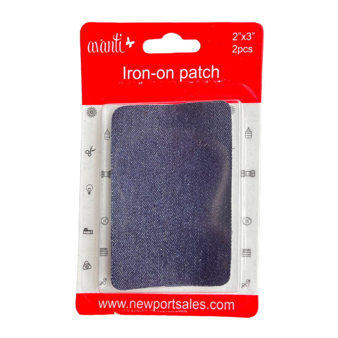 Avanti Iron-on Patches for Clothing Repair,  Denim Patches for Jeans, ,  Assor,   12-Pack