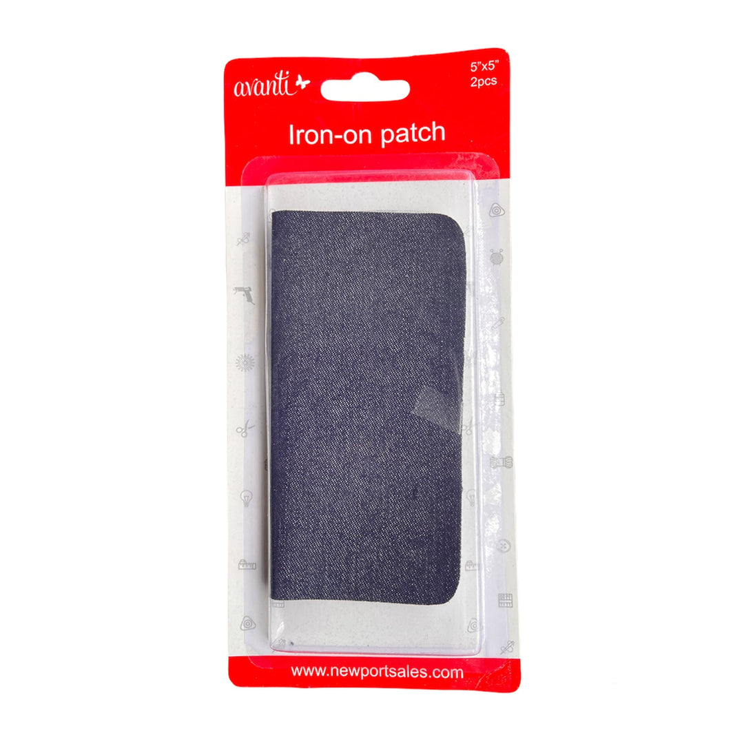 Avanti Iron-on Patches for Clothing Repair,  Denim Patches for Jeans, ,  Assor,   12-Pack