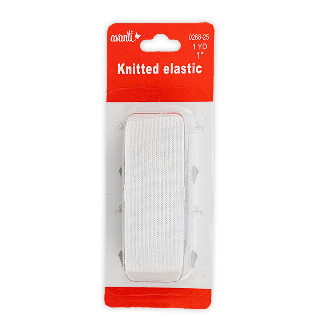 Avanti Knitted Elastic for DIY Projects – Assorted Sizes – Made in China – 12-Pack