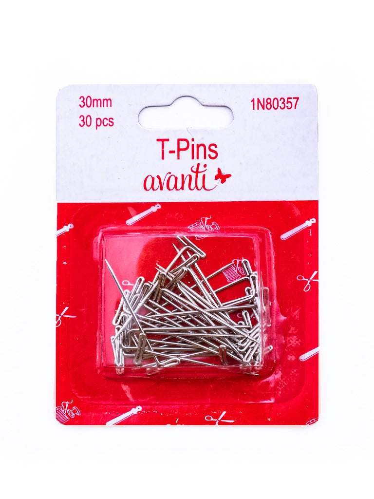 Avanti T-pins for Wigs, Block Knitting, Modeling Crafts,    30mm