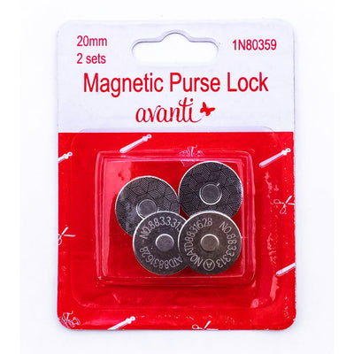 Avanti Magnetic Purse Lock,  Magnetic Snap for Bag,  Fastener Clasp Button,  S,   12-Pack
