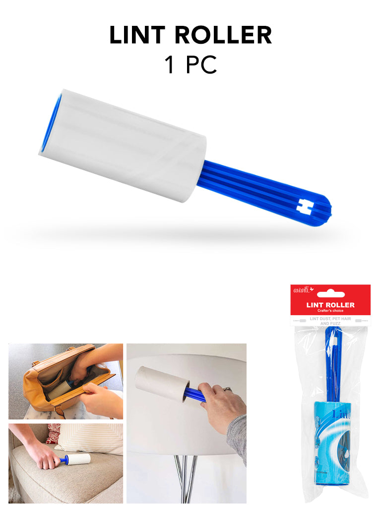 Lint Roller, Works Great On Pet Hair, Dust, Fuzz