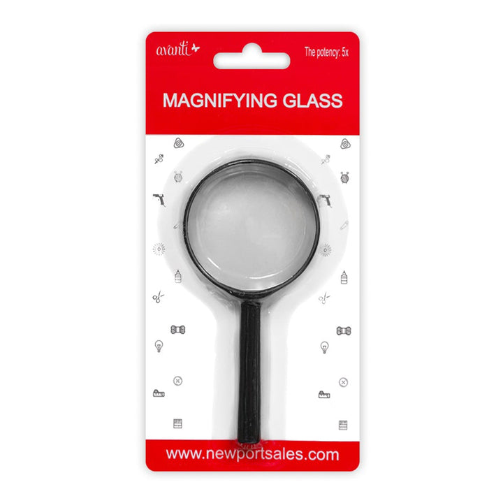 Avanti Magnifying Glass,  Handheld Magnifier for Reading, Exploration, Hobbies and S