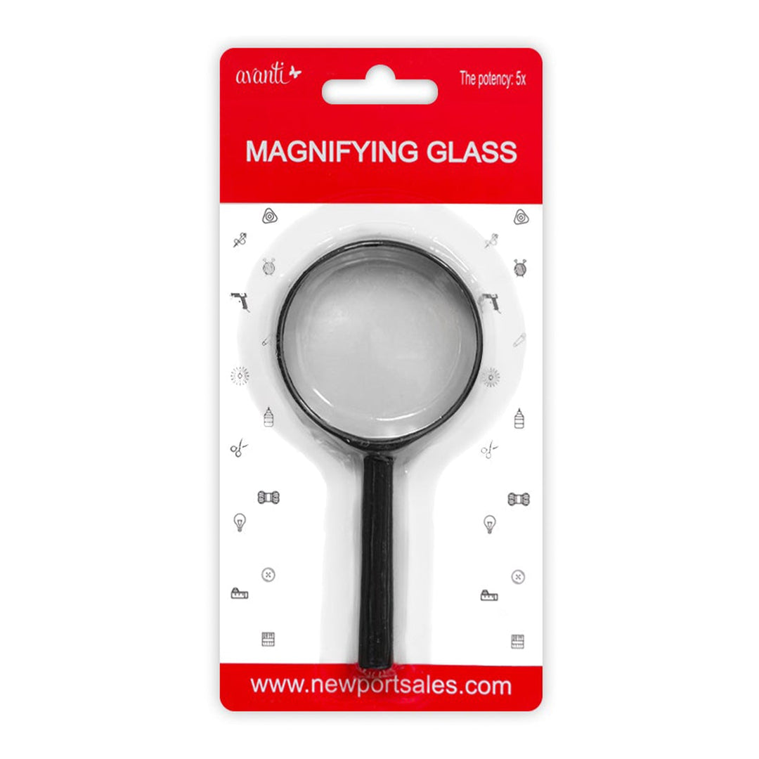 Avanti Magnifying Glass,  Handheld Magnifier for Reading, Exploration, Hobbies and S,   12-Pack
