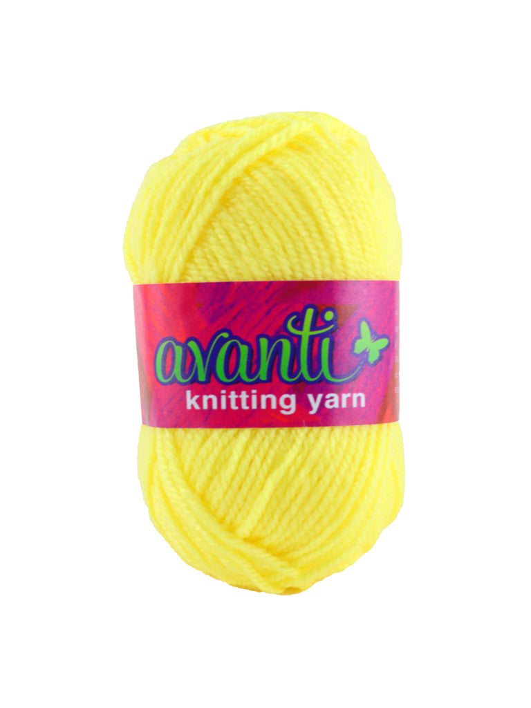 Avanti Acrylic Knitting Yarn 50g,, 10-Pack