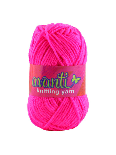 Avanti Acrylic Knitting Yarn 50g,, 10-Pack
