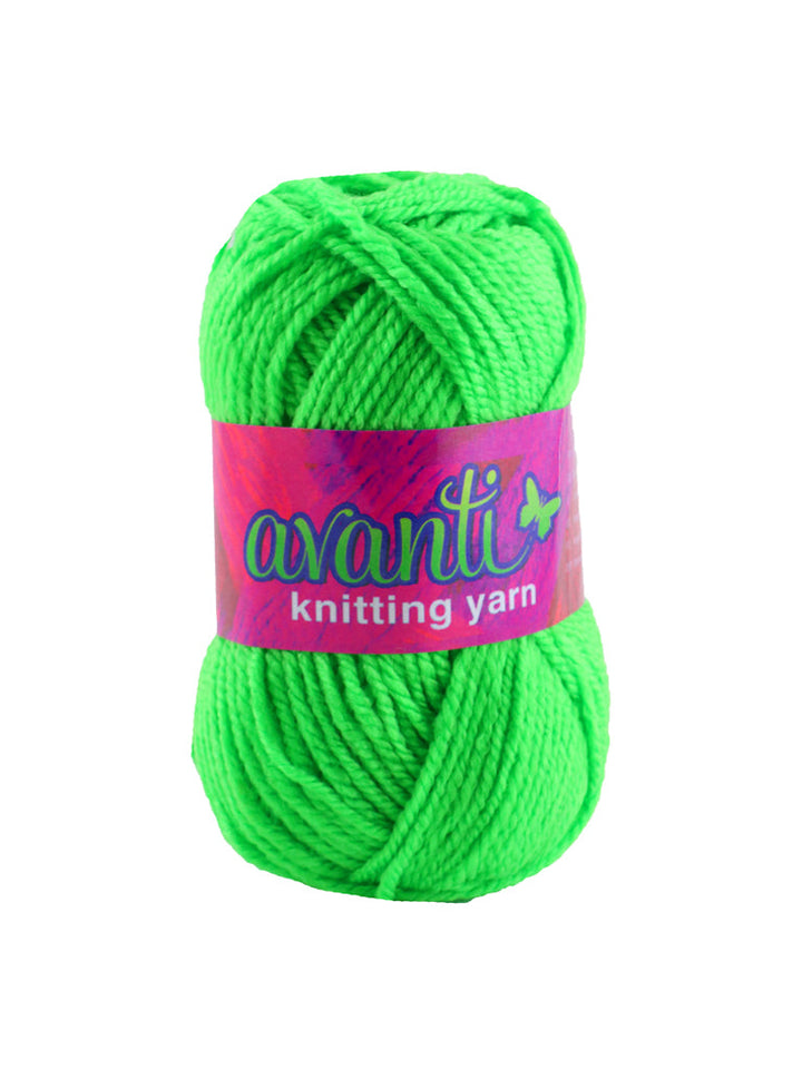 Avanti Acrylic Knitting Yarn 50g,, 10-Pack