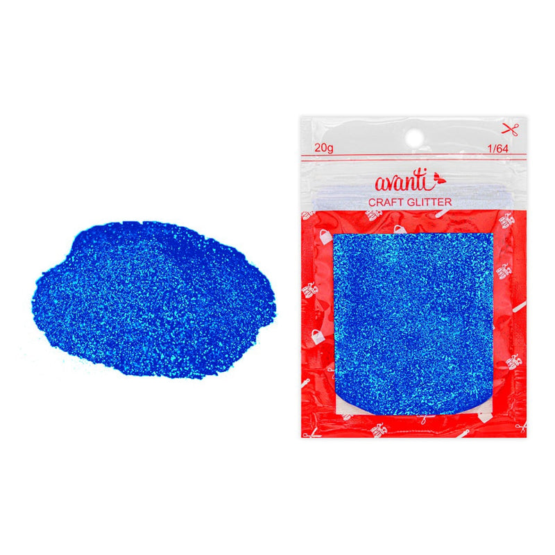 Avanti Craft Fine Glitter Bag for Decoration, Crafts, Art, Kids Projects and more,   12-Pack
