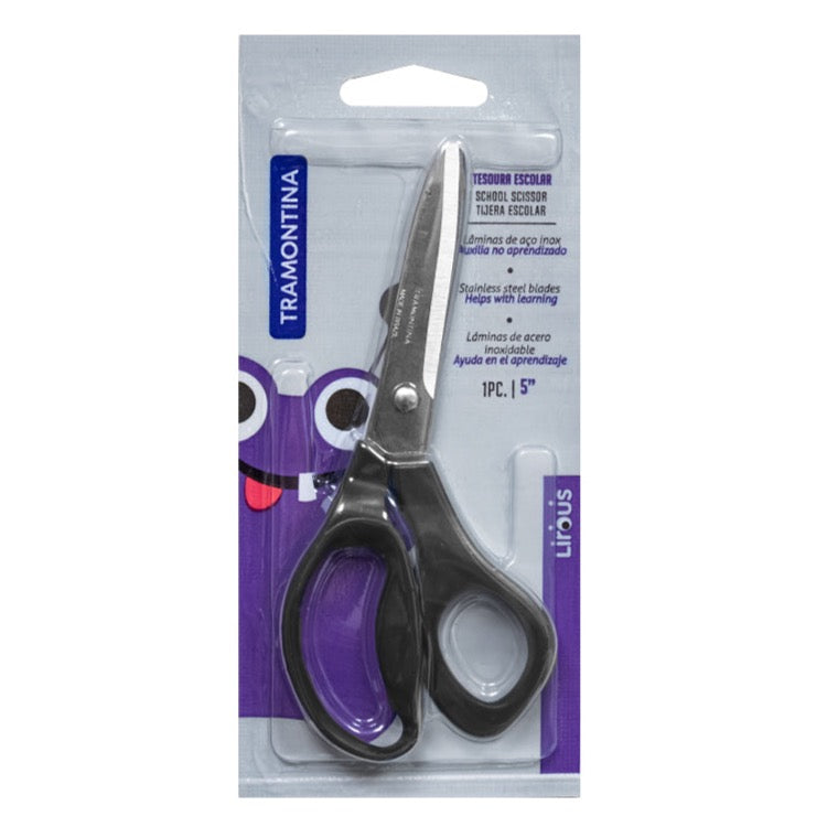 Tramontina Stainless Steel School Scissors, 5 inches, 15-Pack