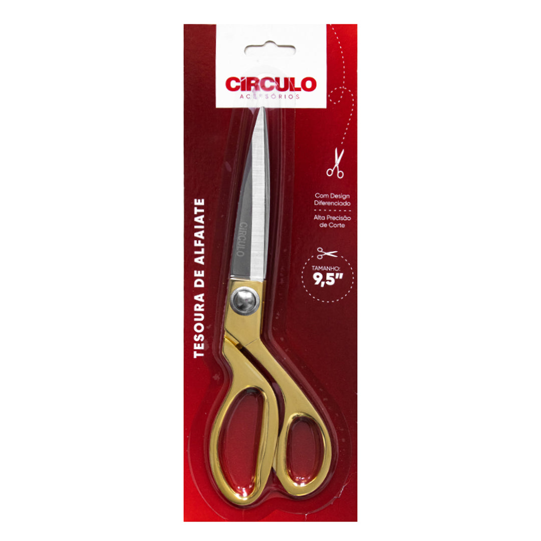 Circulo Designer Scissors, 9.5 inches, High Precision, 1 Piece, 3-Pack