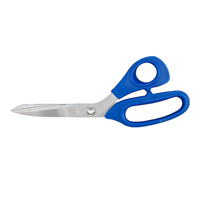 9.5" All Purpose Deluxe Professional Scissors with Comfort Grip, Blue, 12-Pack