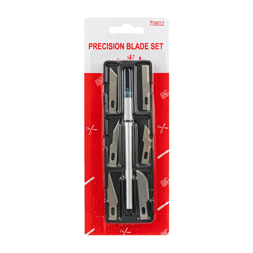 8 Pc Precision Utility Knife and Blade Set, Razor Knives Tool Set