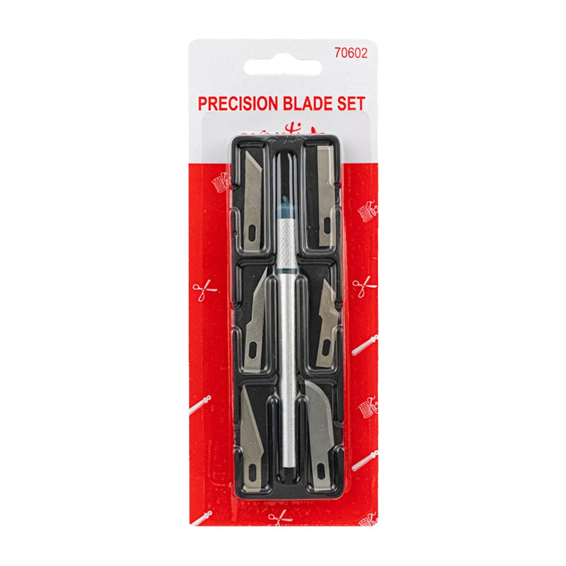 8 Pc Precision Utility Knife and Blade Set, Razor Knives Tool Set