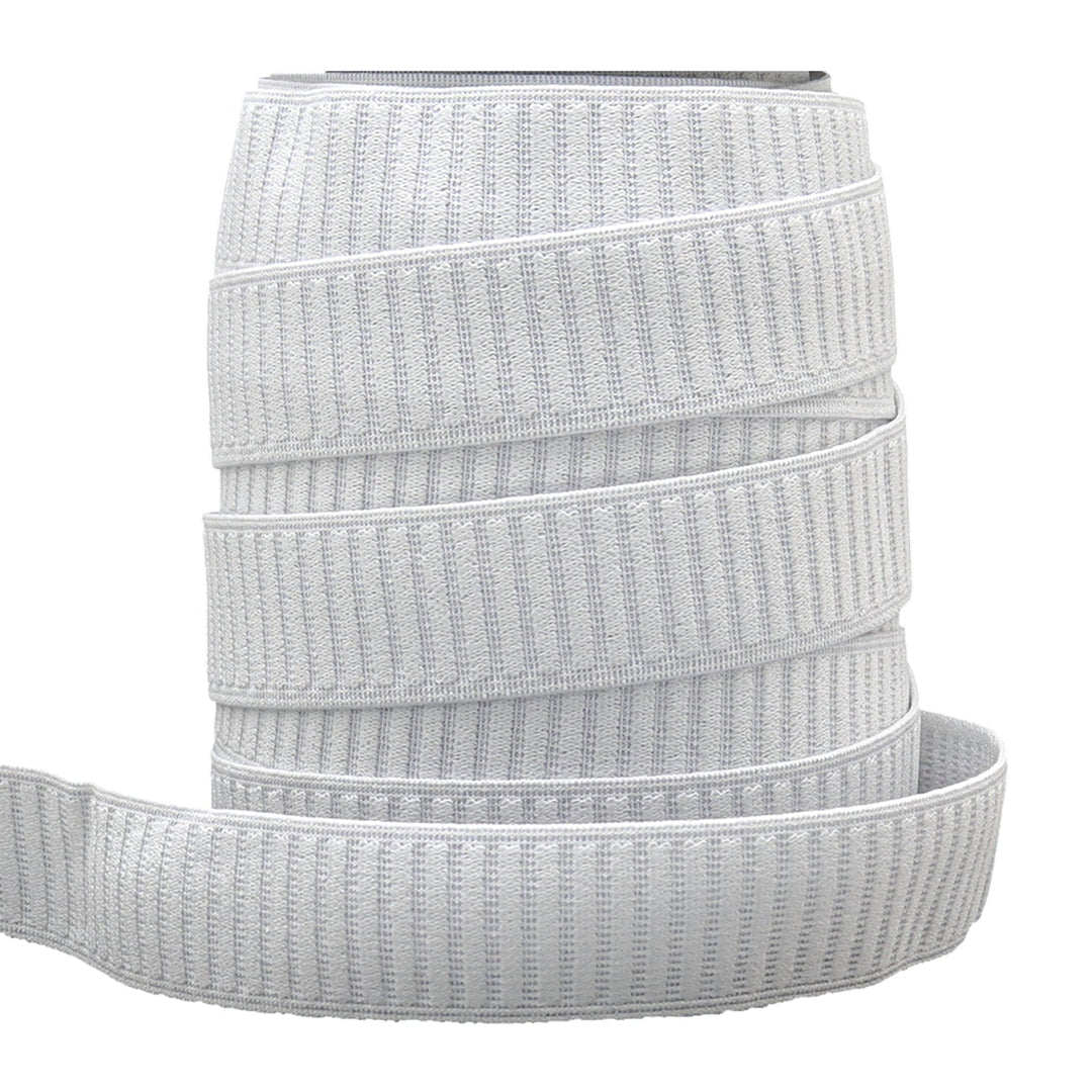 Avanti Heavy Duty Elastic Band,  36 Yards,  White & Black,  1 1/2 inch wide