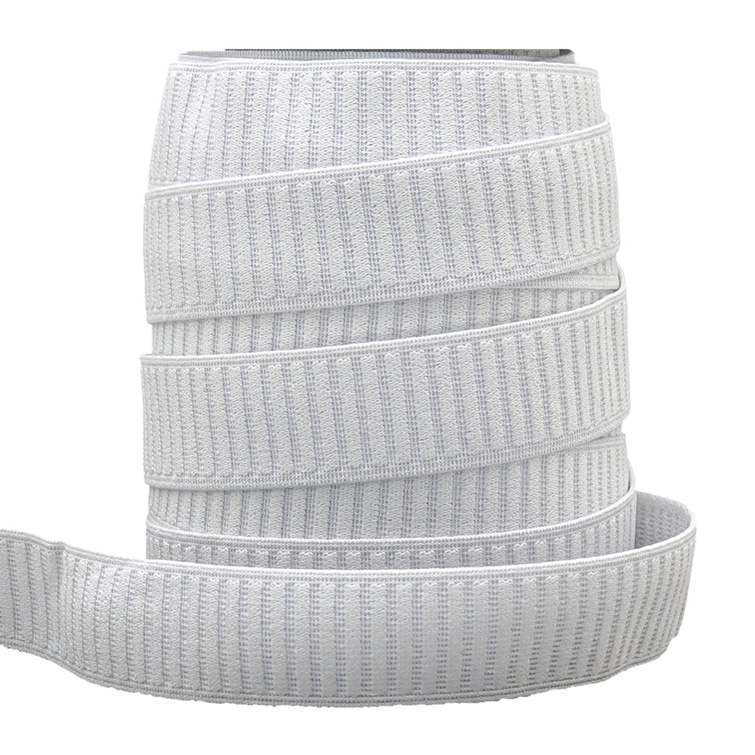 Avanti Heavy Duty Elastic Roll, 1 1/2 inch, 33 Yards, White & Black