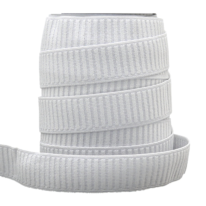 Avanti Heavy Duty Elastic Roll, 1 1/2 inch, 33 Yards, White & Black