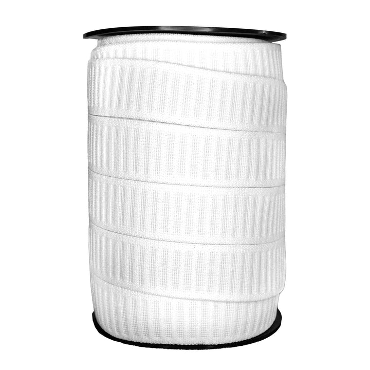 Avanti Heavy Duty Elastic Roll,  1 1/4 inch,  36 Yards,  White & Black
