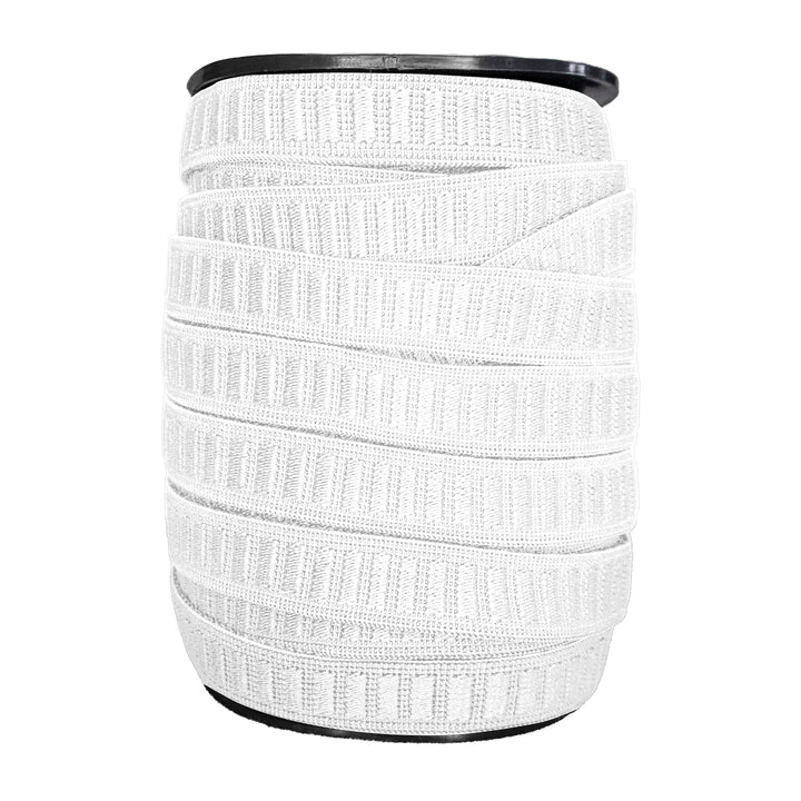 Avanti Heavy Duty Elastic Roll,  3/4 inch, 36 Yards, White & Black