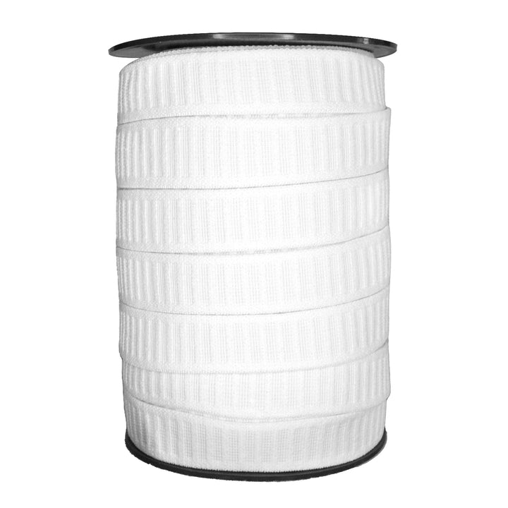 Avanti Heavy Duty Elastic Roll, 1 inch, 36 Yards, White & Black