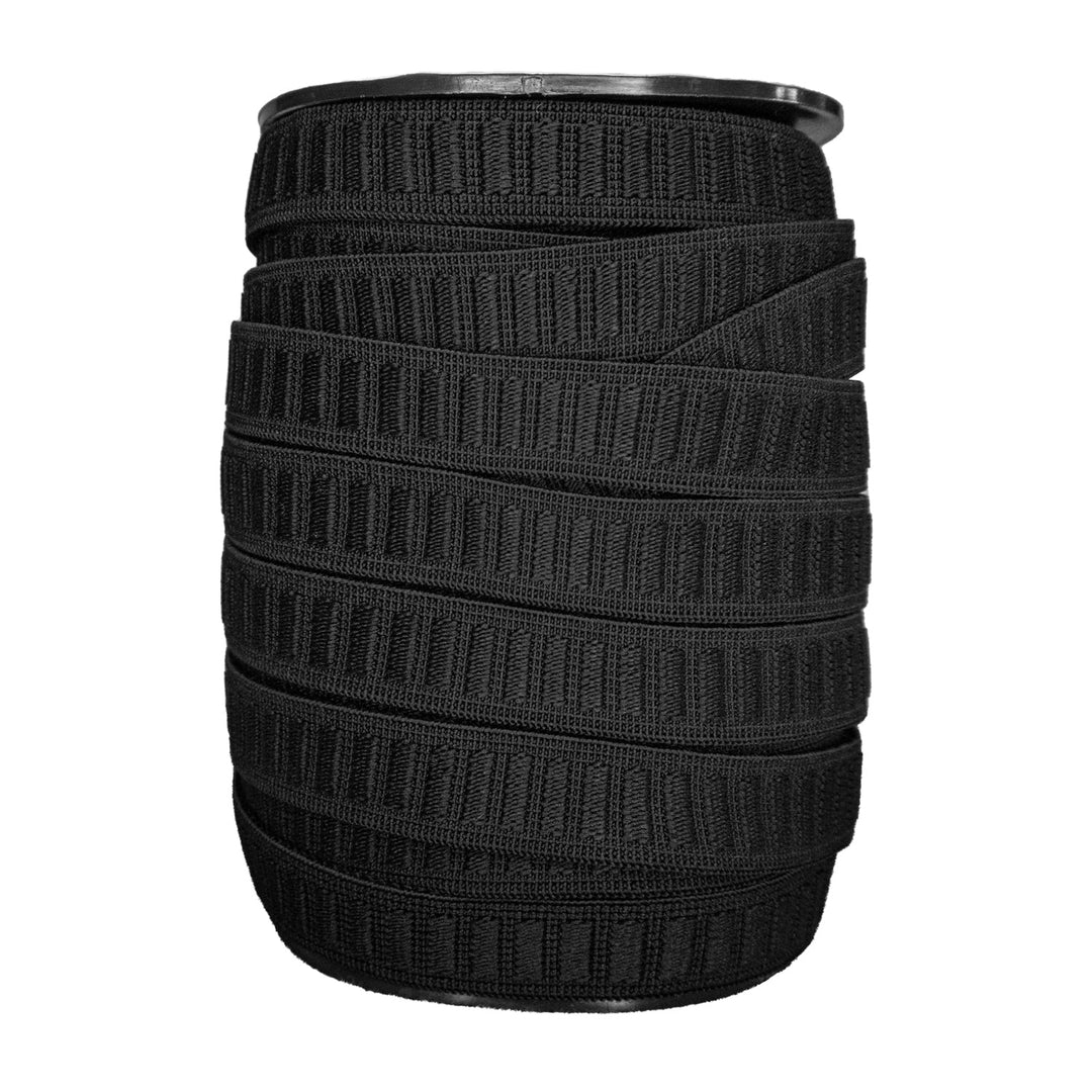 Avanti Heavy Duty Elastic Roll,  3/4 inch,  36 Yards,  White & Black