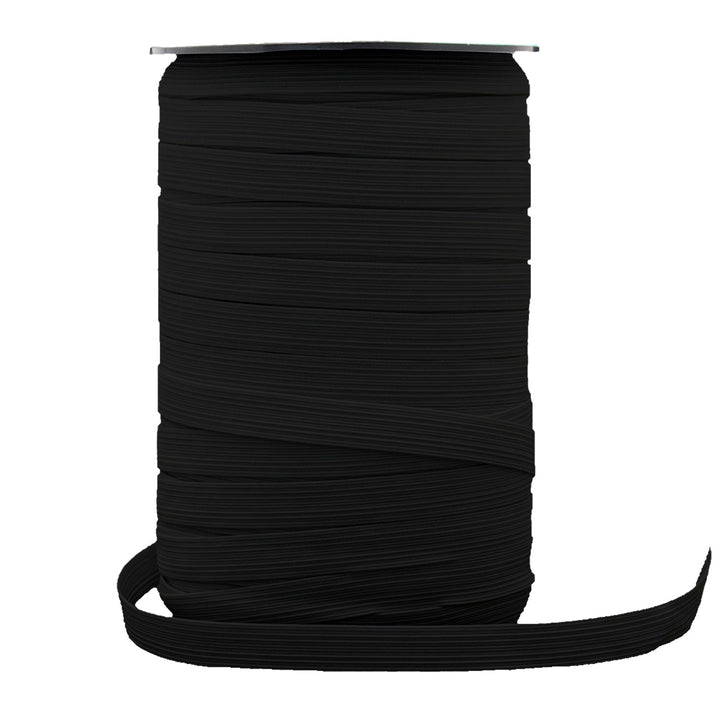 Avanti Elastic Band for Sewing Projects,  144 yards,  1/2" in,  White and Black