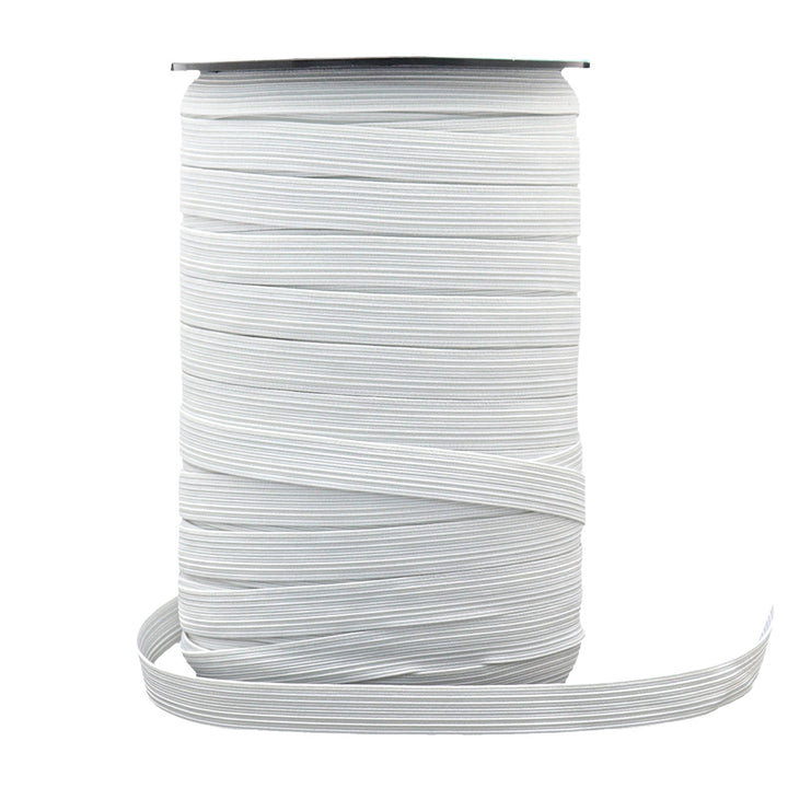 Avanti Heavy Duty Elastic Band,  144 yards,  3/8" inch,  White and Black