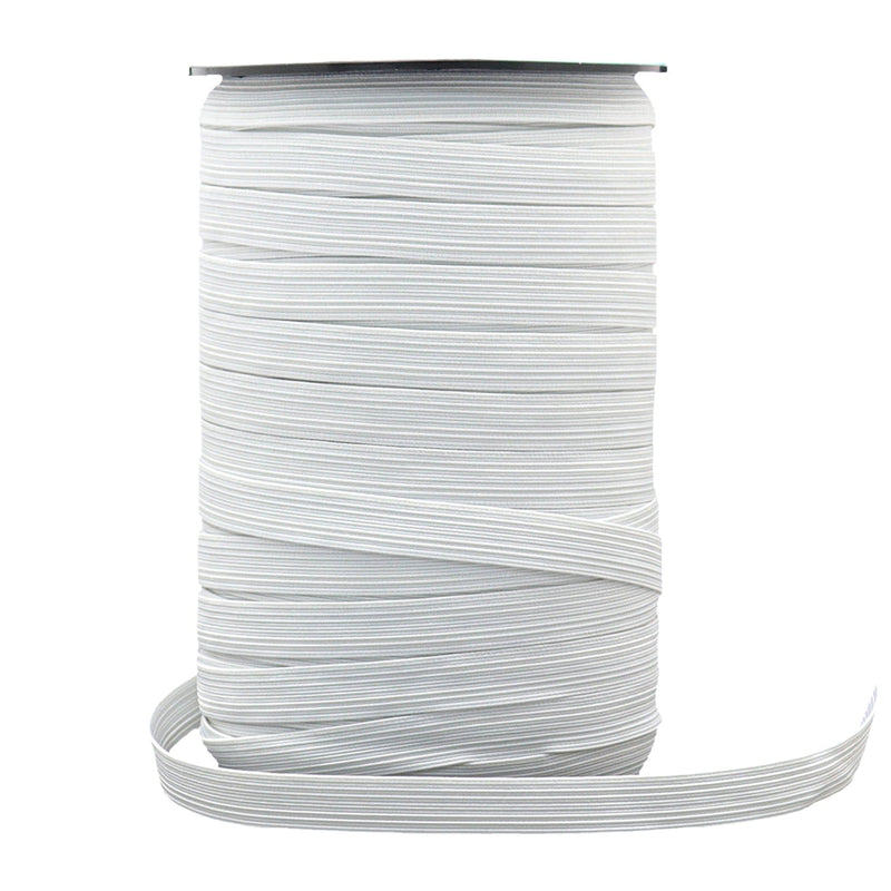 Avanti Heavy Duty Elastic for Sewing and DIY Projects,  144 yds,  1/4" in,  White an
