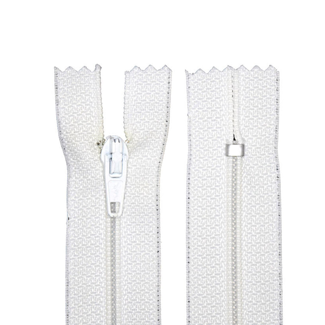 100% Nylon Zippers for sewing crafts, 5" Inch, 1 Piece, Variety of Tape Colors