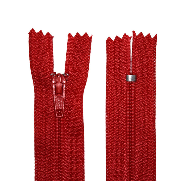 100% Nylon Zippers for sewing crafts, 5" Inch, 1 Piece, Variety of Tape Colors