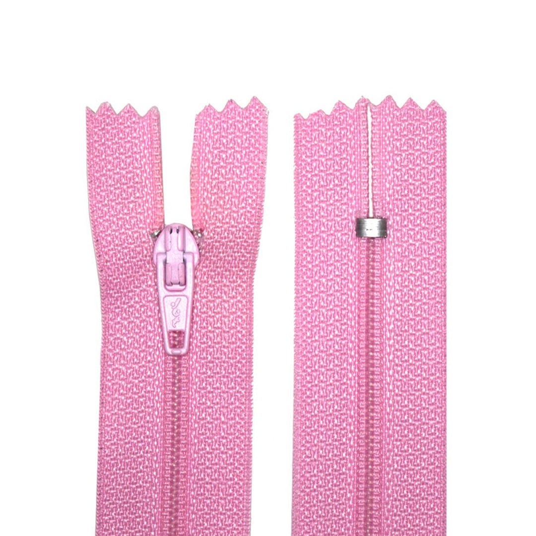 100% Nylon Zippers for sewing crafts, 5" Inch, 1 Piece, Variety of Tape Colors