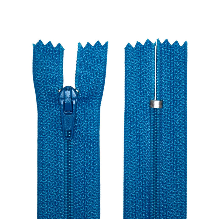 100% Nylon Zippers for sewing crafts, 5" Inch, 1 Piece, Variety of Tape Colors