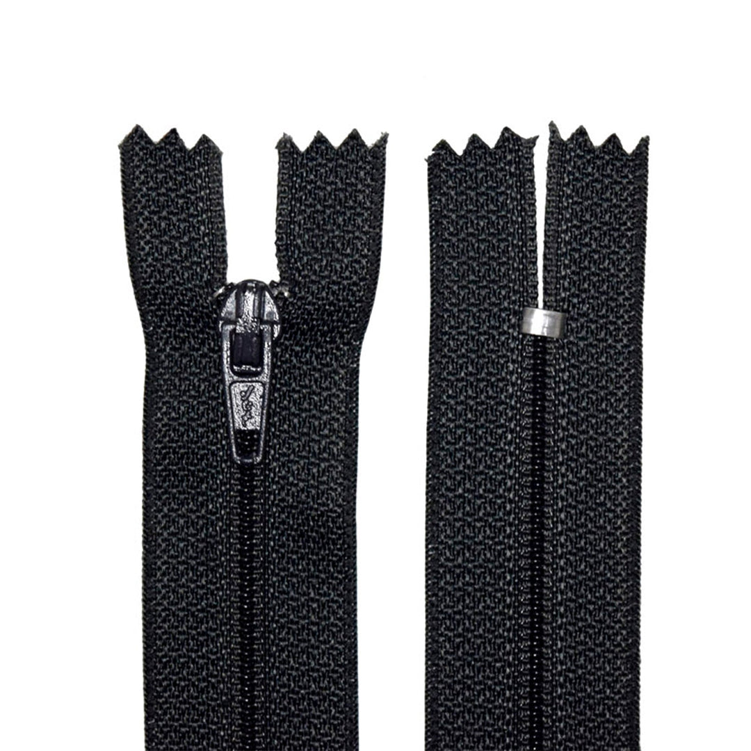 100% Nylon Zippers for sewing crafts, 5" Inch, 1 Piece, Variety of Tape Colors