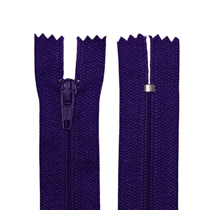 100% Nylon Zippers for sewing crafts, 5" Inch, 1 Piece, Variety of Tape Colors