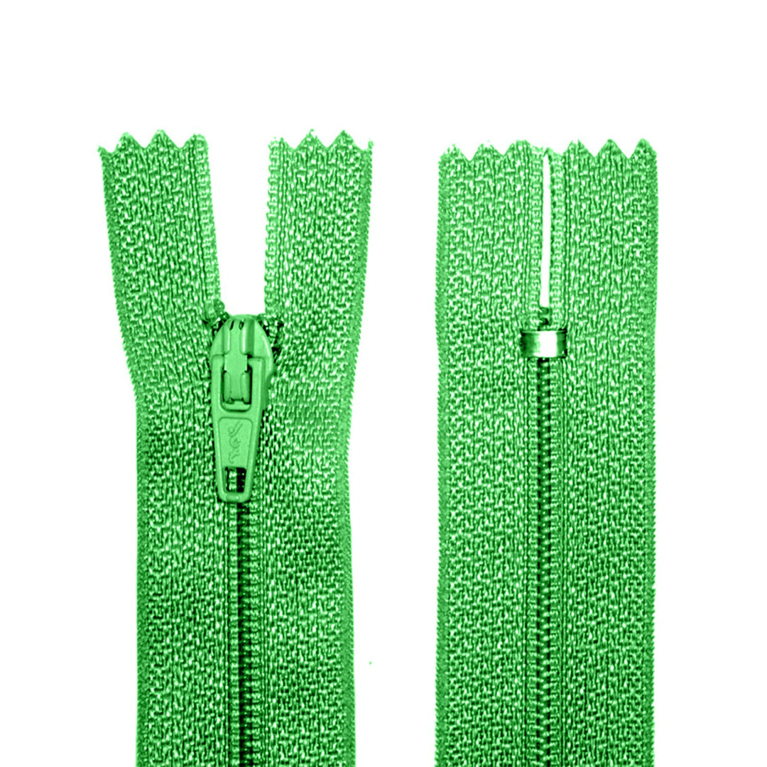 100% Nylon Zippers for Sewing Crafts, 14" inch, 1 Piece, Variety Colors