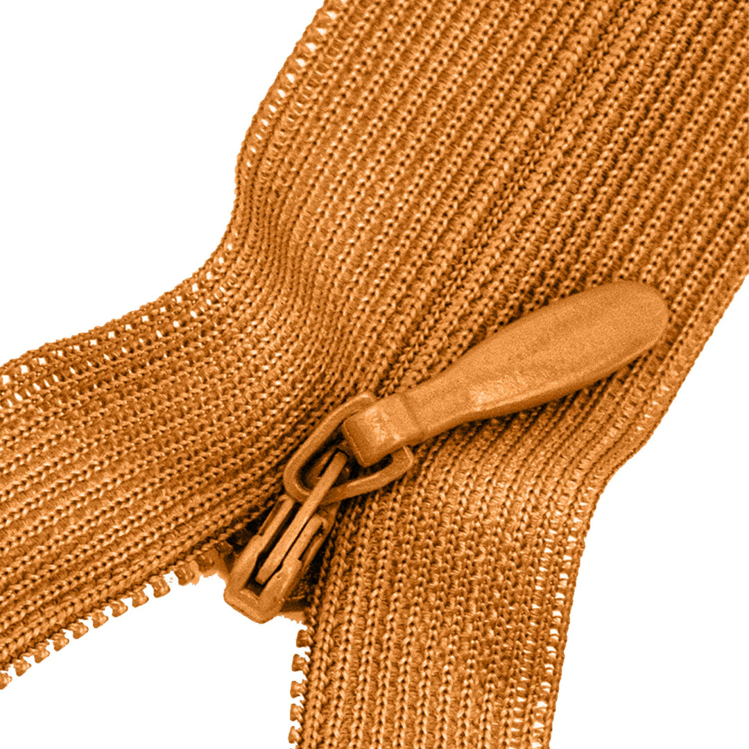 Invisible Zipper 8"  with Metal Slider and Plastic Teeth, Hidden Zippers for Clothes Sew, 1 Piece