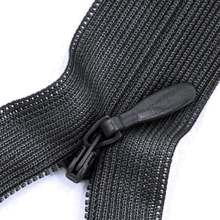 Invisible Zipper 8"  with Metal Slider and Plastic Teeth, Hidden Zippers for Clothes Sew, 1 Piece