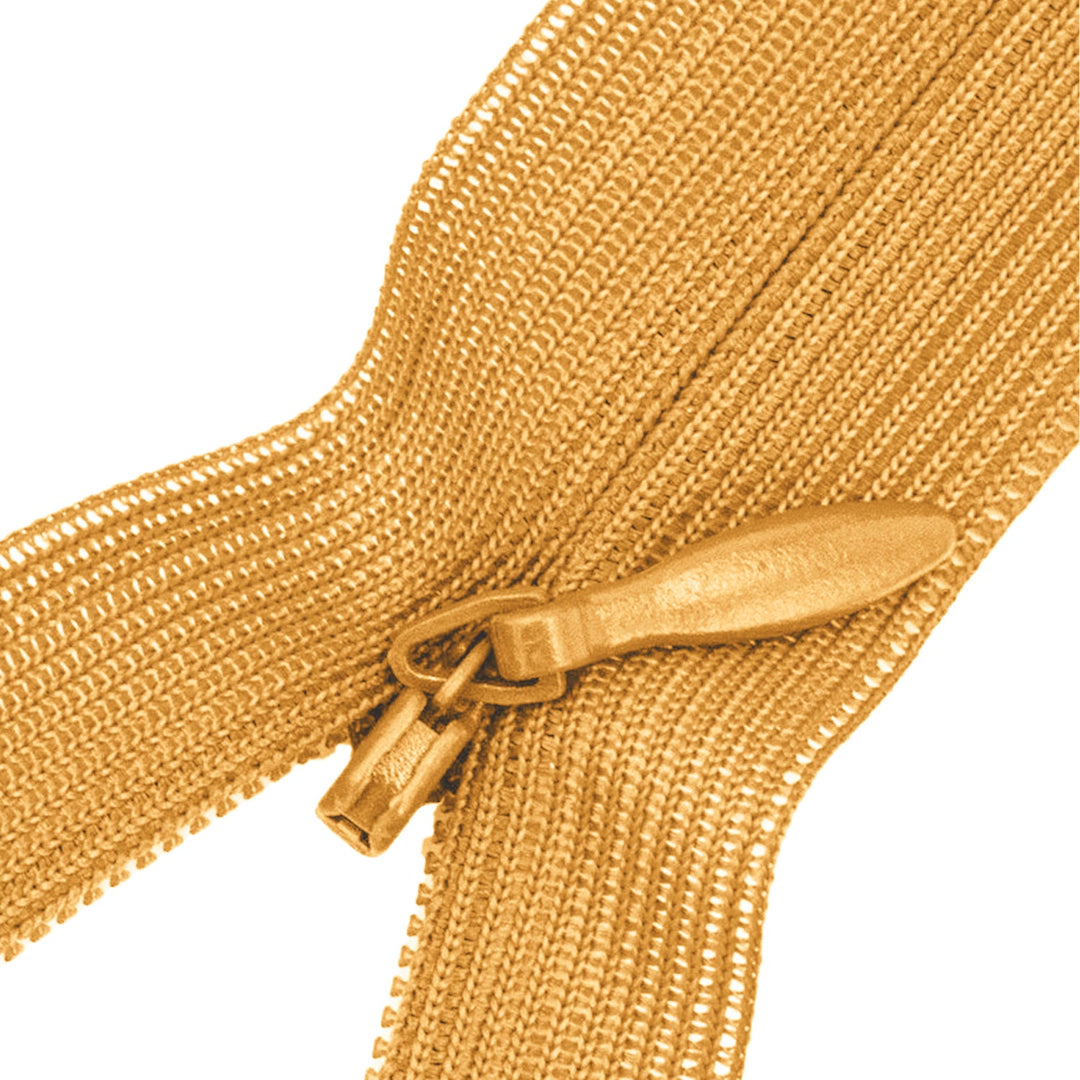 Invisible Zipper 14" with Metal Slider and Plastic Teeth, Hidden Zippers for Clothes Sew, 1 Piece