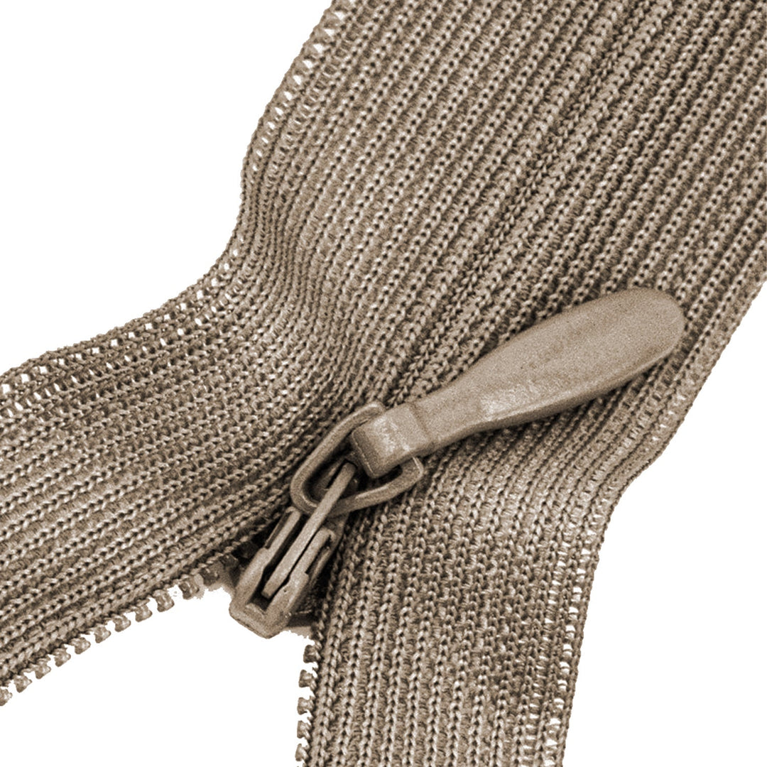 Invisible Zipper 14" with Metal Slider and Plastic Teeth, Hidden Zippers for Clothes Sew, 1 Piece, 6-Pack