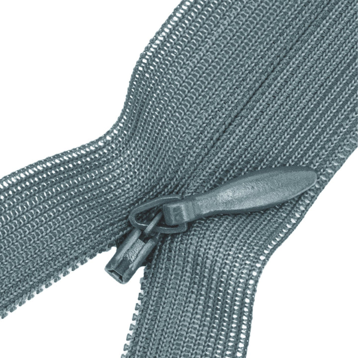 Invisible Zipper 14" with Metal Slider and Plastic Teeth, Hidden Zippers for Clothes Sew, 1 Piece