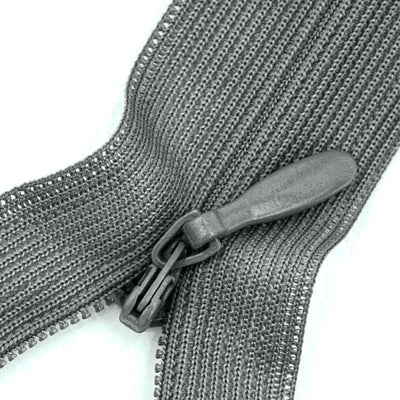 Invisible Zipper 14" with Metal Slider and Plastic Teeth, Hidden Zippers for Clothes Sew, 1 Piece