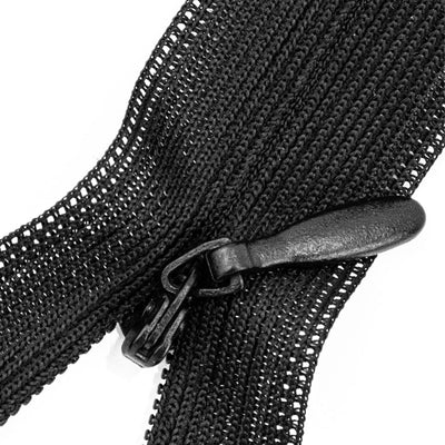 Invisible Zipper 8" with Nylon Fabric, Metal Slider, Hidden Zippers for Clothes Sewing, 1 Piece