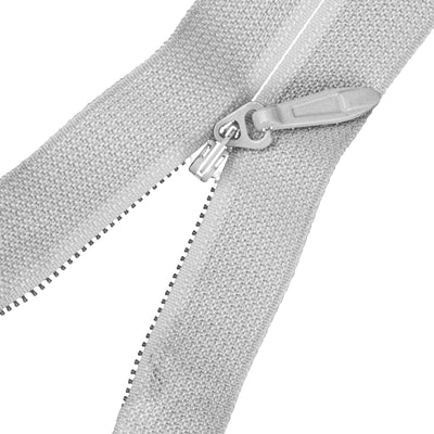 Invisible Zipper 14" with Nylon Fabric, Metal Slider, Hidden Zippers for Clothes Sewing, 1 Piece