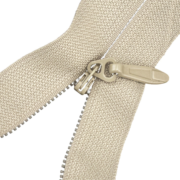 Invisible Zipper 14" with Nylon Fabric, Metal Slider, Hidden Zippers for Clothes Sewing, 1 Piece, 6-Pack