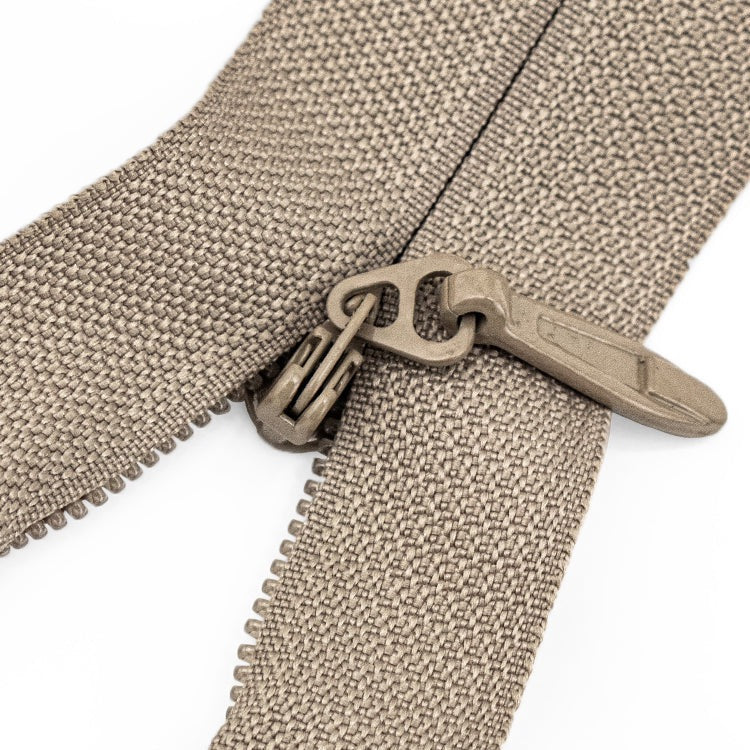 Invisible Zipper 24" with Nylon Fabric, Metal Slider, Hidden Zippers for Clothes Sewing, 1 Piece, 6-Pack